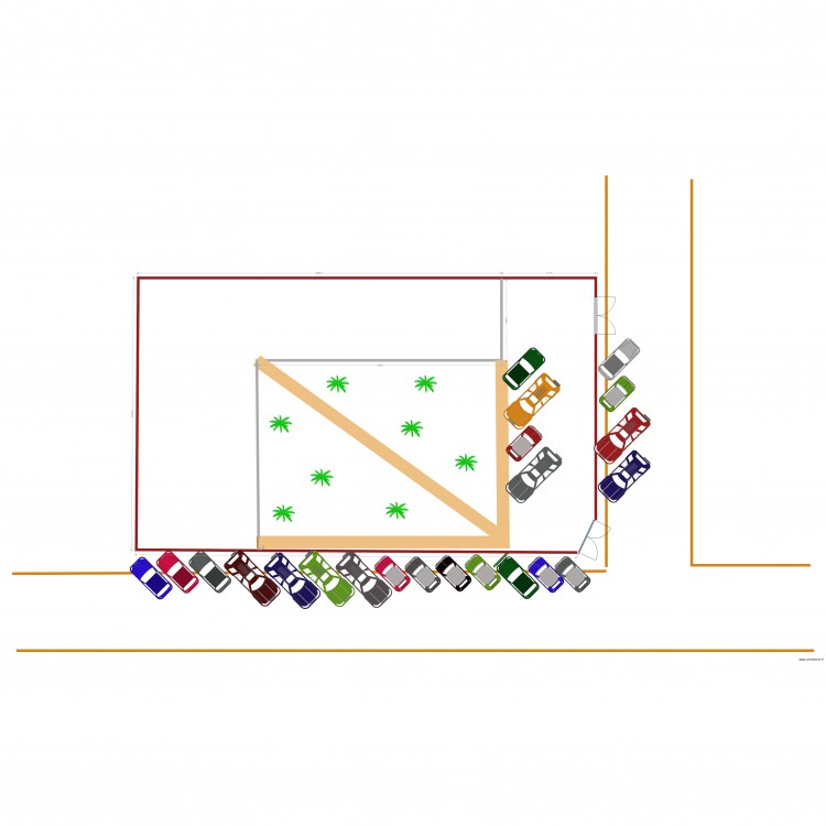 mwamba disposition. Plan de 0 pièce et 0 m2