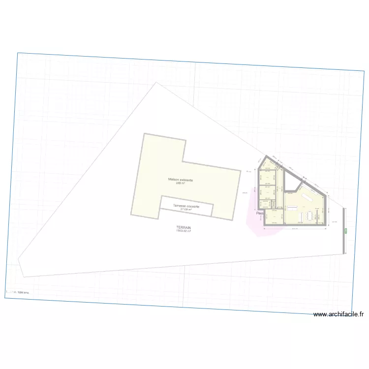 EXISTANT ET PROJET V3. Plan de 