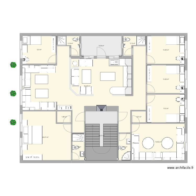Filaj 2em. Plan de 0 pièce et 0 m2