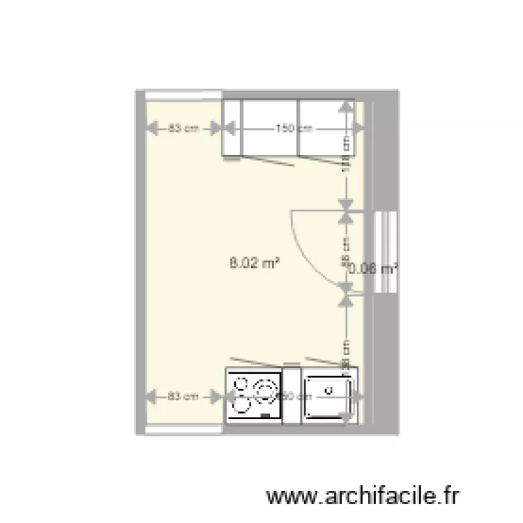 kuchnia 01. Plan de 
