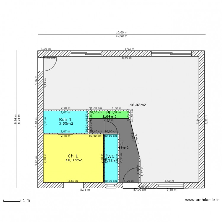 POTIER Rdc 2. Plan de 0 pièce et 0 m2