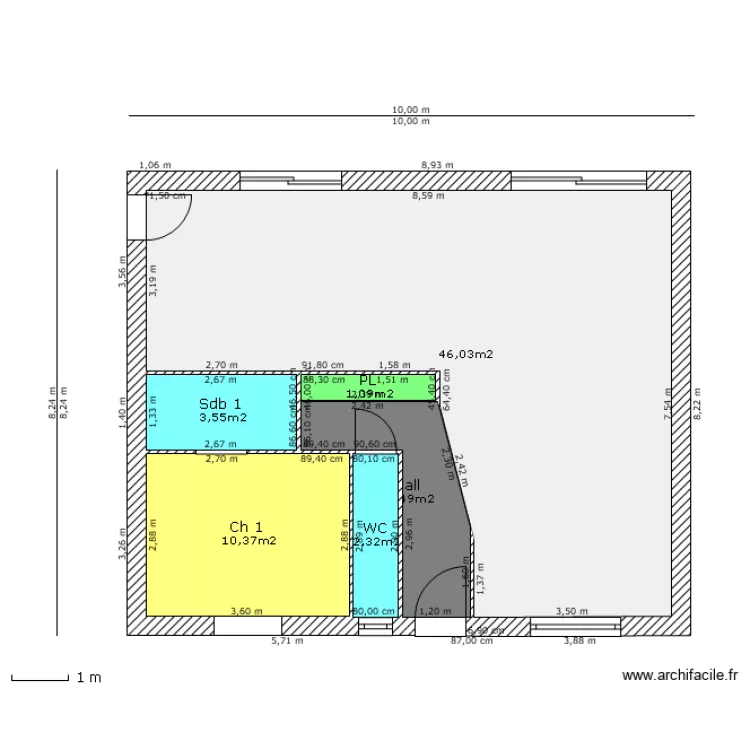 POTIER Rdc 2. Plan de 