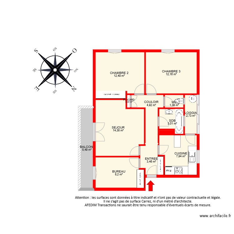 bi 6533. Plan de 0 pièce et 0 m2