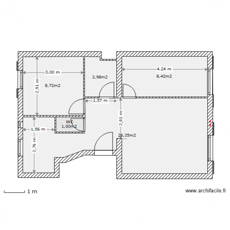 ORDEMER modif 4 coté. Plan de 0 pièce et 0 m2