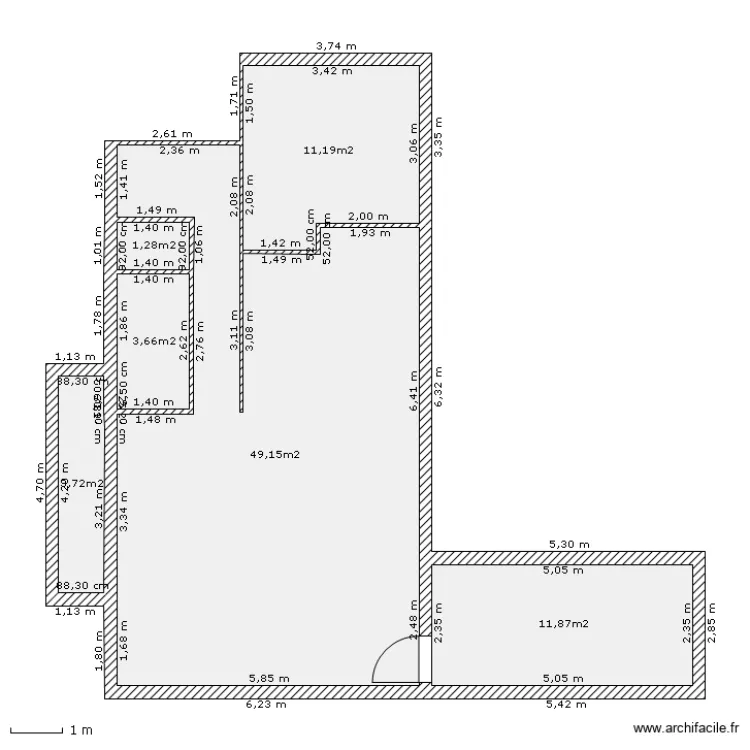 Buisson. Plan de 