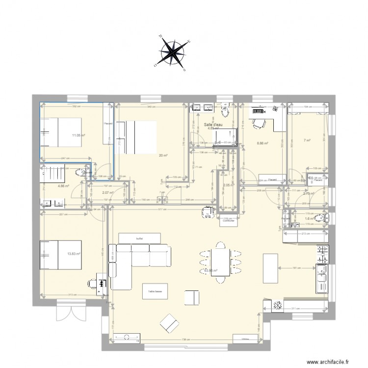 Maison3. Plan de 0 pièce et 0 m2