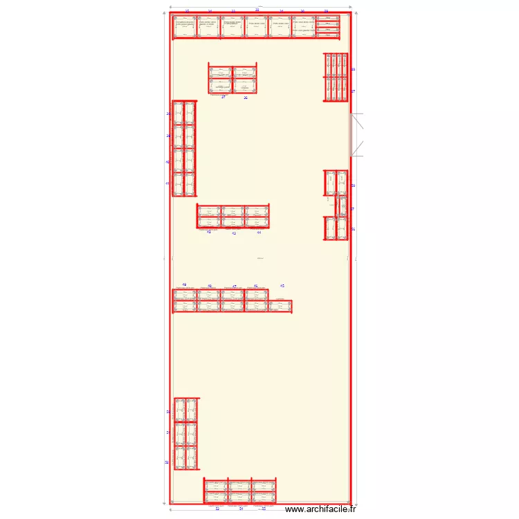 Rangement rack hall 2. Plan de 