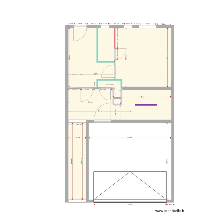 RDCH Lot B pour Enedis 01 01 2020. Plan de 0 pièce et 0 m2