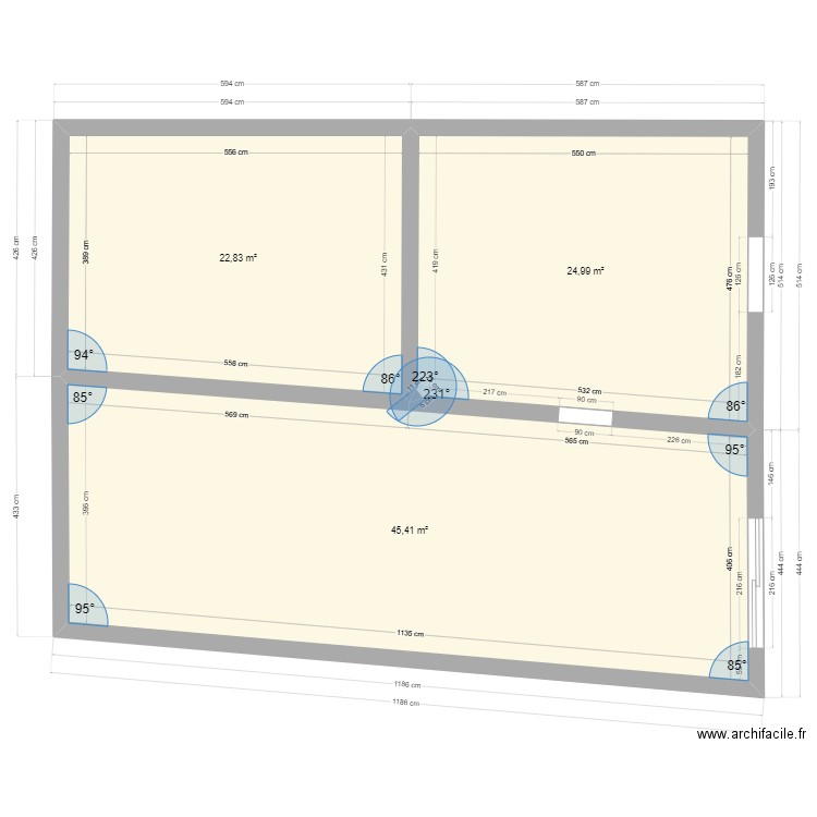 RDC Montrevel modifié. Plan de 0 pièce et 0 m2