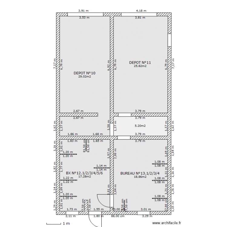 SOUS SOL DUDELANGE AVANT. Plan de 0 pièce et 0 m2