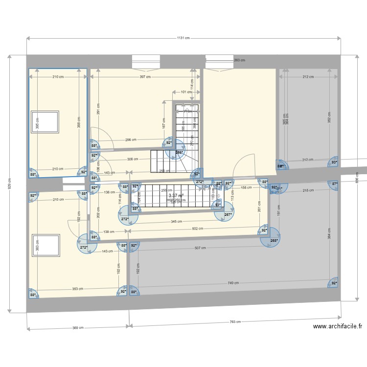 Roussel projet. Plan de 0 pièce et 0 m2