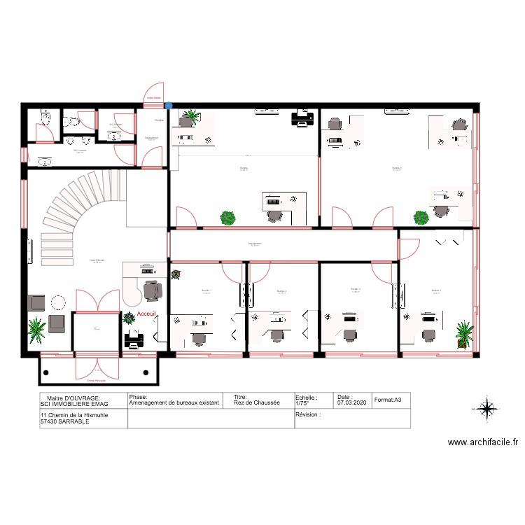 Rucon rez de chaussée. Plan de 0 pièce et 0 m2