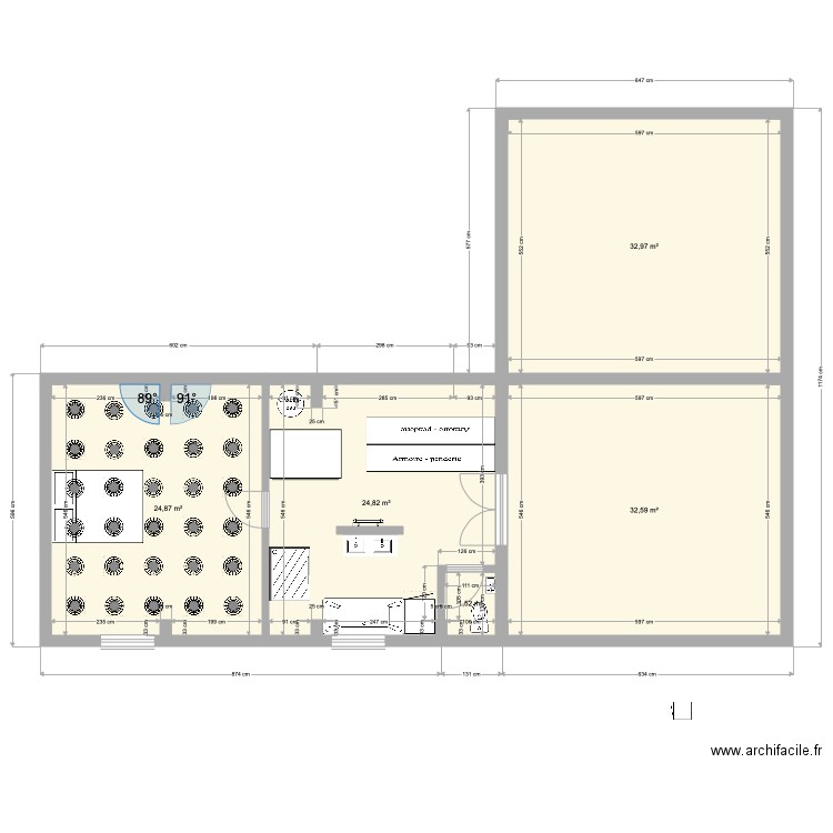 Crossac 2è étage V3. Plan de 0 pièce et 0 m2