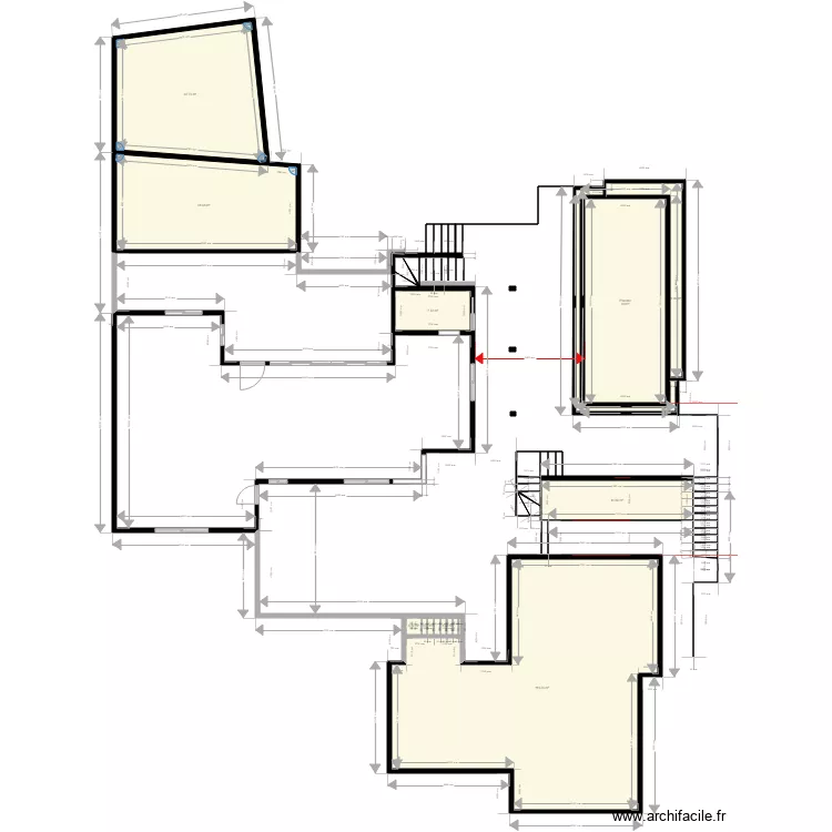 Maison de Corse bis. Plan de 