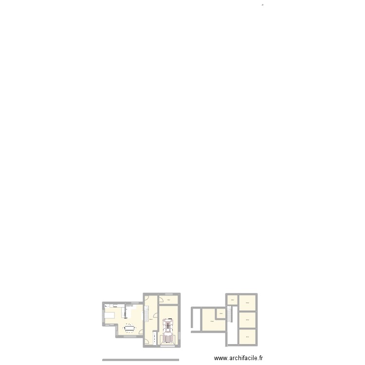 etaj modificat. Plan de 10 pièces et 168 m2