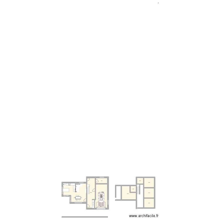 etaj modificat. Plan de 0 pièce et 0 m2