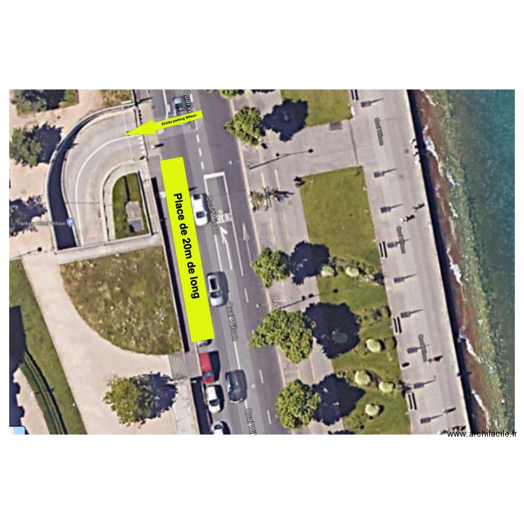 Parking Wilson. Plan de 0 pièce et 0 m2