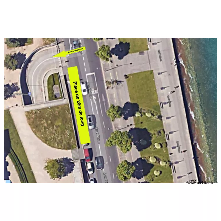 Parking Wilson. Plan de 