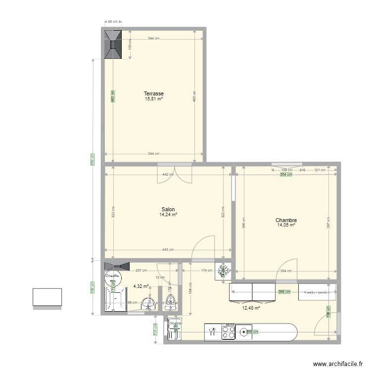 Nocolaï_version cuisine entree. Plan de 0 pièce et 0 m2