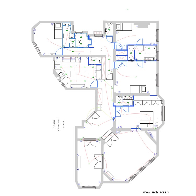 mur buanderie villebois. Plan de 0 pièce et 0 m2