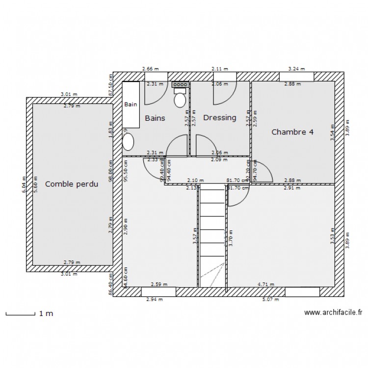 LOGIS 2012 LILAS 5 GAZ N1. Plan de 0 pièce et 0 m2