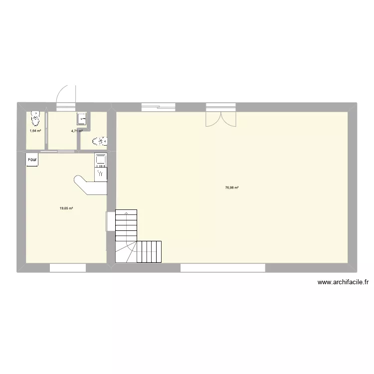 Fromagerie Grange 5 bis. Plan de 