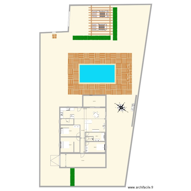 lecci ctrf. Plan de 10 pièces et 1083 m2