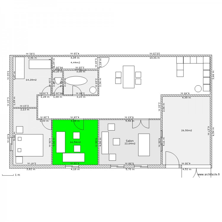 maison 00 F4  180m2. Plan de 0 pièce et 0 m2