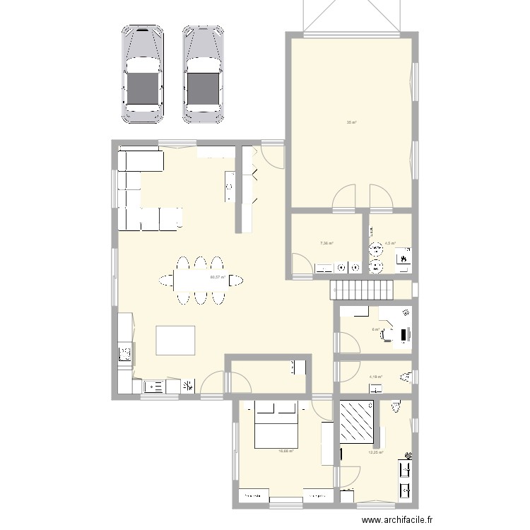 maison 1. Plan de 0 pièce et 0 m2