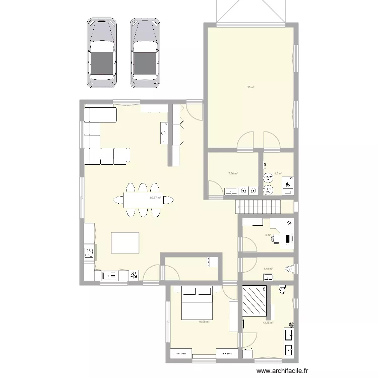 maison 1. Plan de 
