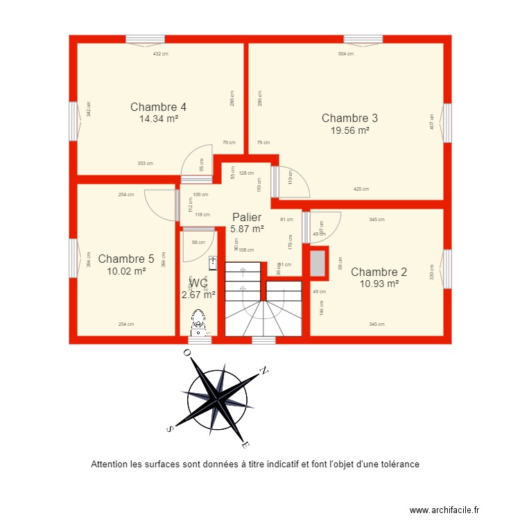 BI 3902 rd étage côté. Plan de 0 pièce et 0 m2