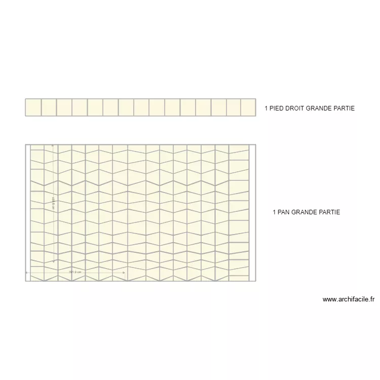 toiture . Plan de toiture . Plan de