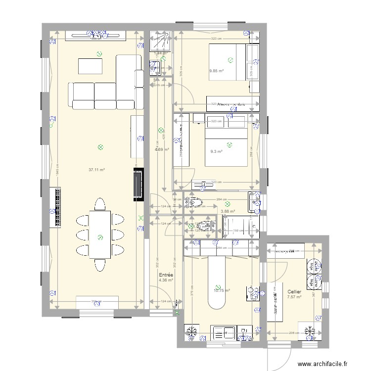 Projet 5. Plan de 0 pièce et 0 m2