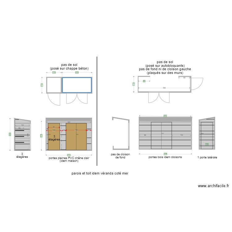 abris outils et meubles jardin 2021 12 03a. Plan de 8 pièces et 20 m2