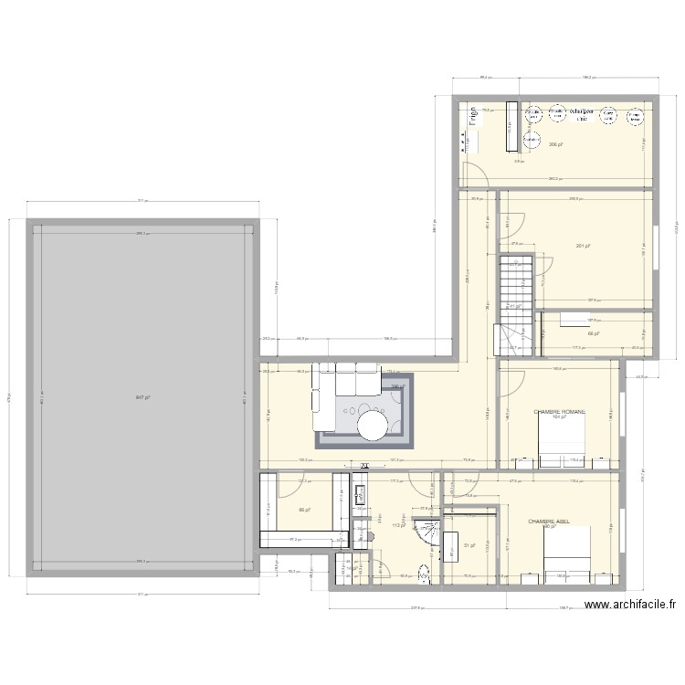 Sous-sol version 1 - 5. Plan de 0 pièce et 0 m2