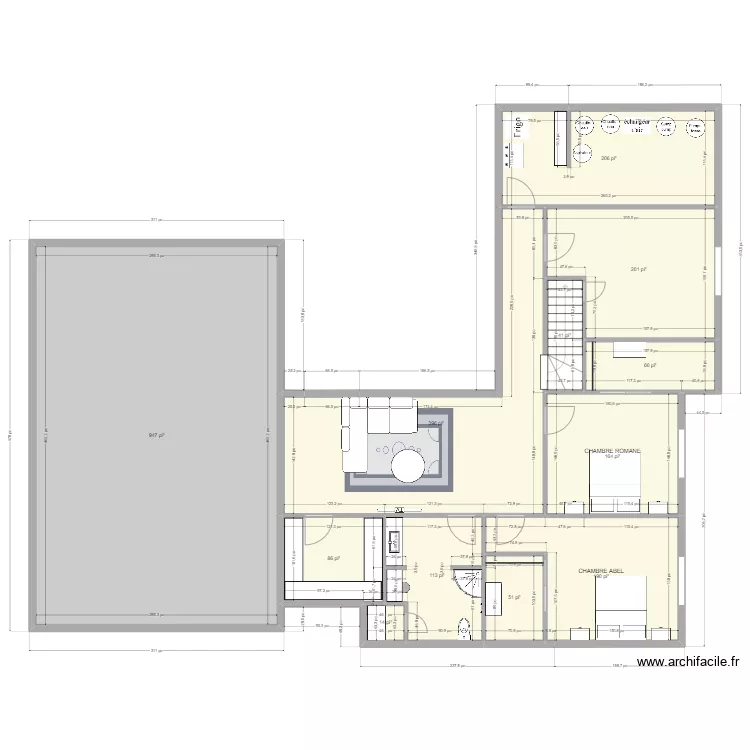 Sous-sol version 1 - 5. Plan de 