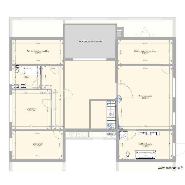 RDC sneessens ok. Plan de 27 pièces et 316 m2