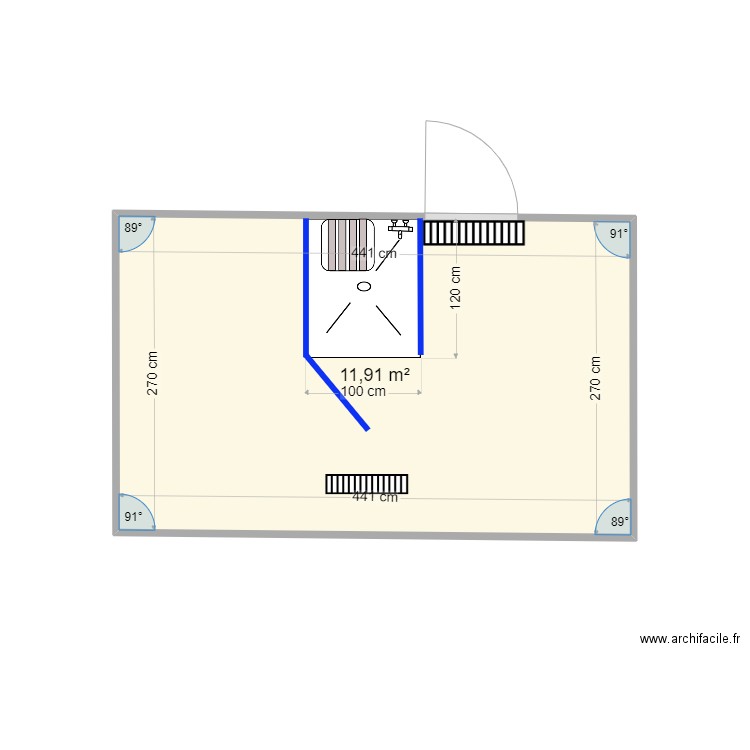 SDB BONNAFOUX (CHATEARENARD). Plan de 0 pièce et 0 m2