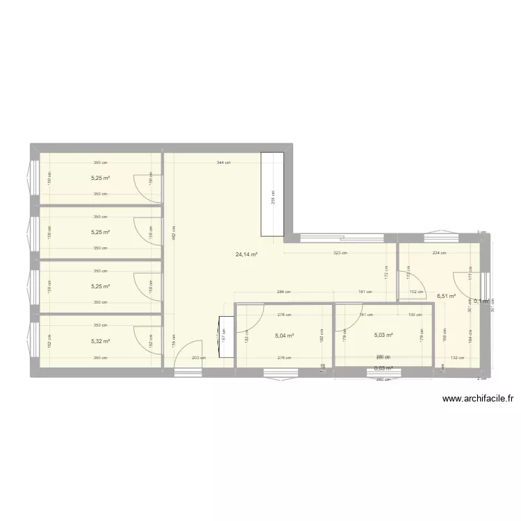 Maison Chien. Plan de 
