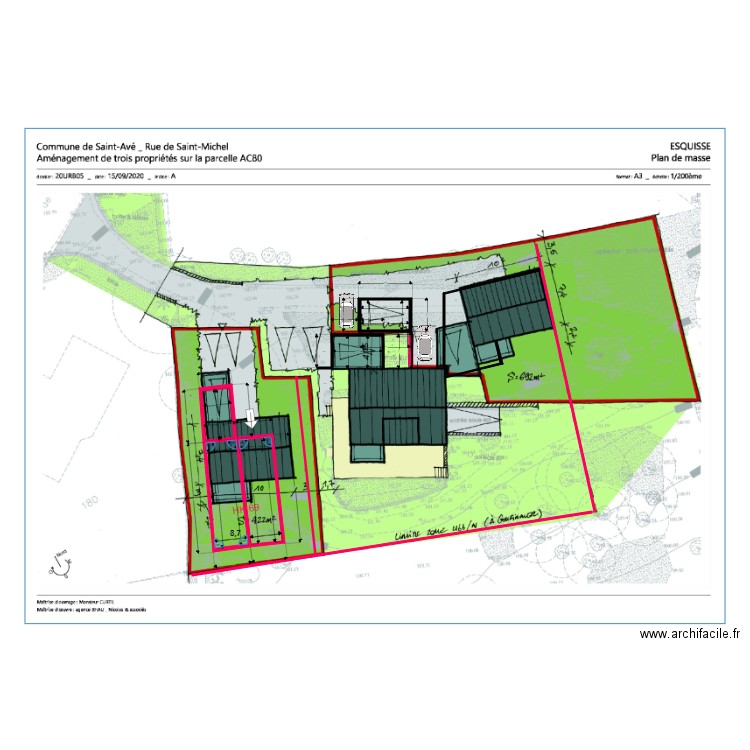 HomeKONCEPT 69 modfiée entrée Nord. Plan de 0 pièce et 0 m2