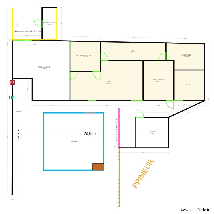 BBT ABBEVILLE. Plan de 9 pièces et 209 m2