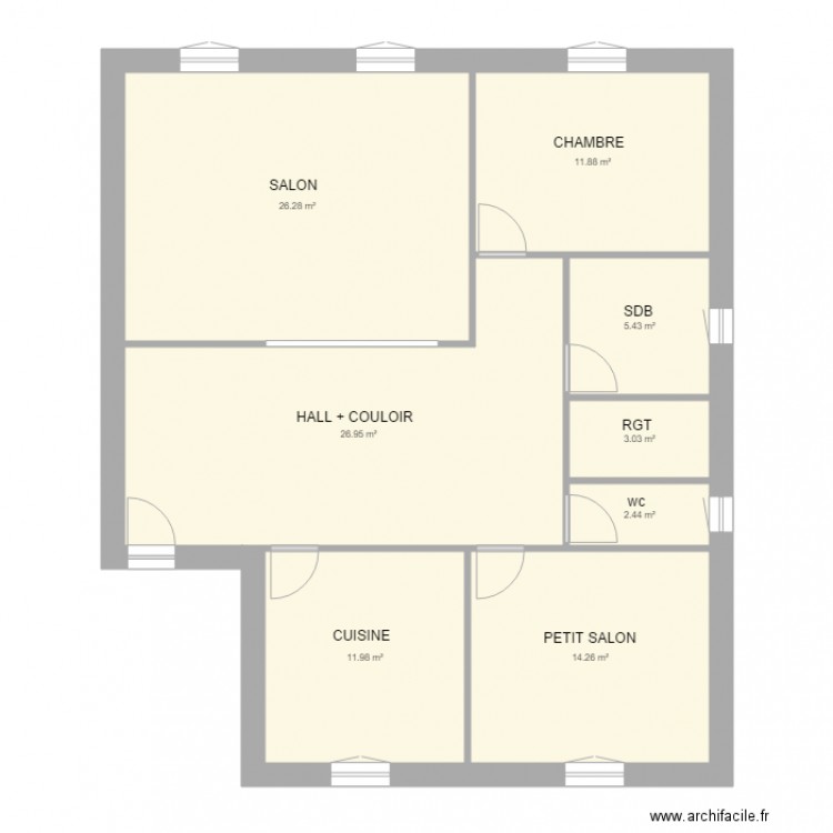 BARTHELEMY. Plan de 0 pièce et 0 m2