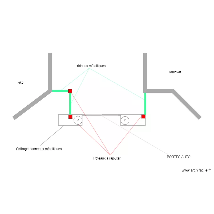 plan fermeture gallerie 57. Plan de 