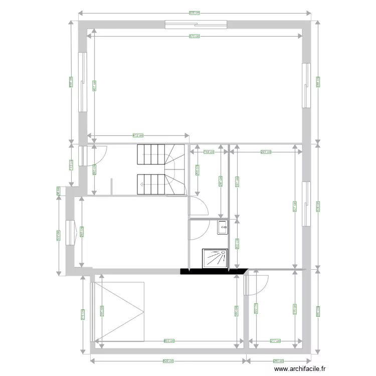 fontenelle . Plan de 