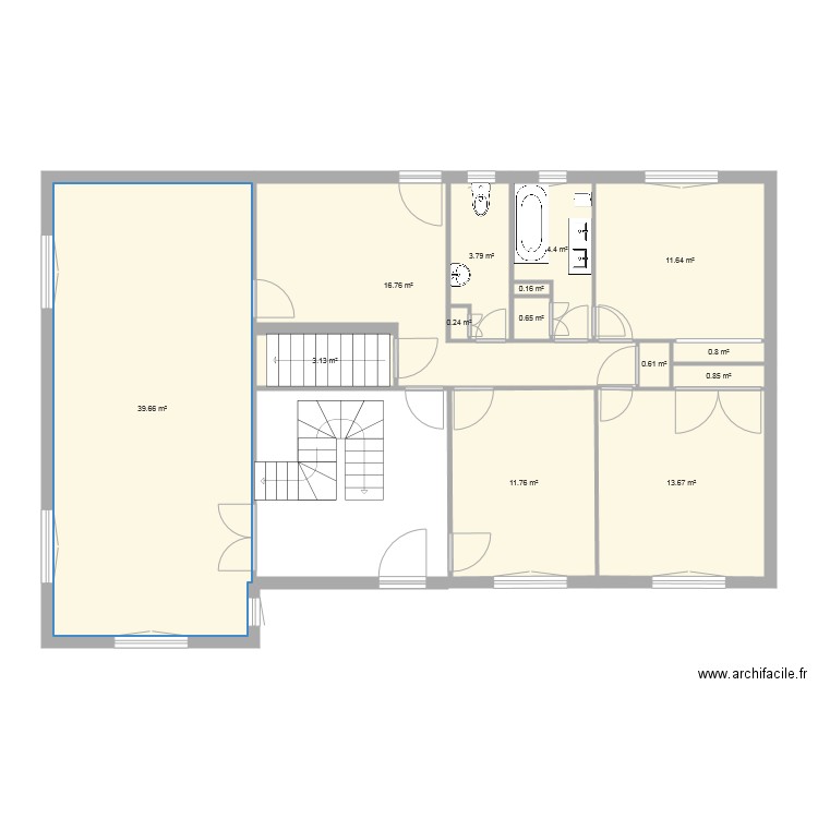 MAISON RUAUDIN rez de chaussee. Plan de 0 pièce et 0 m2