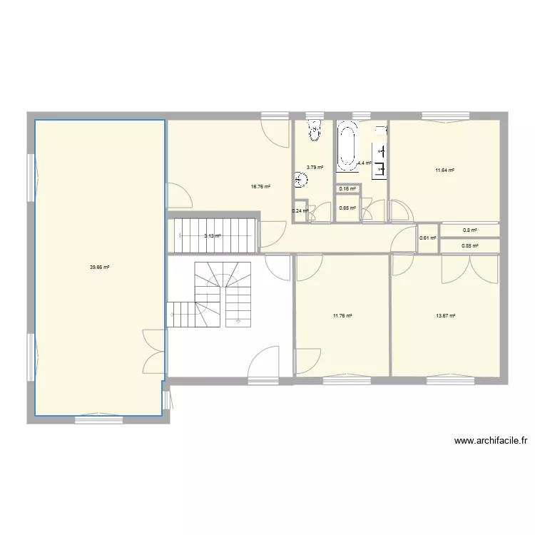 MAISON RUAUDIN rez de chaussee. Plan de MAISON RUAUDIN rez de chaussee. Plan de