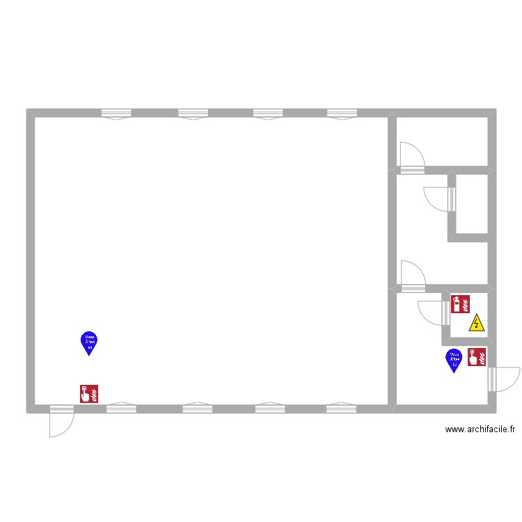 Evacuation module steenkerque. Plan de 5 pièces et 138 m2