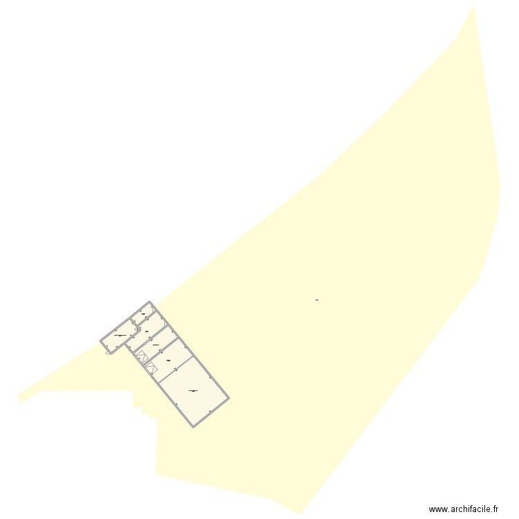 hangar Cairanne. Plan de 6 pièces et 330 m2