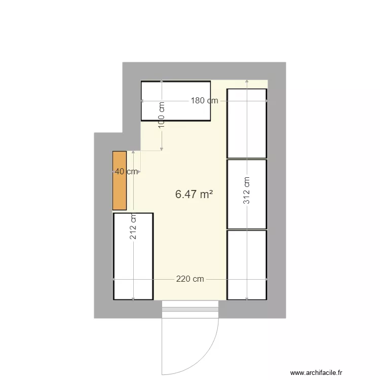Draps 2eme c&ocirc;t&eacute; Annemasse. Plan de 