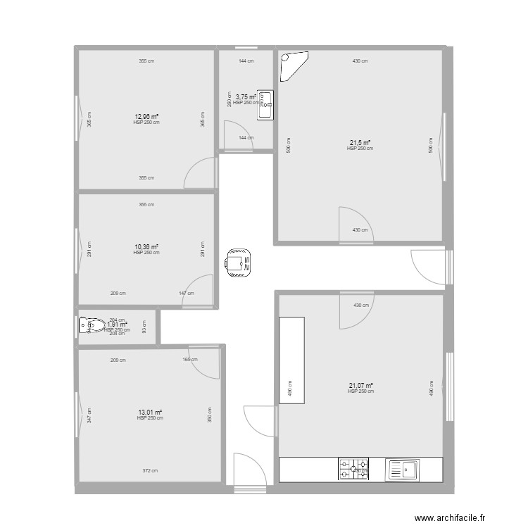 LA GODAINE. Plan de 0 pièce et 0 m2
